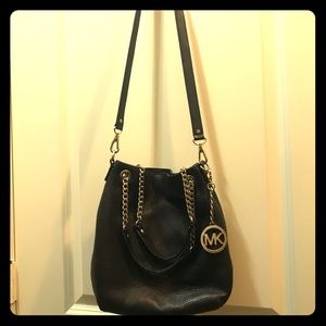 Black leather Michael Kors bag